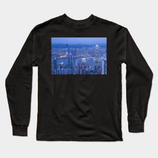 Hong Kong - Victoria Harbour (4) Long Sleeve T-Shirt